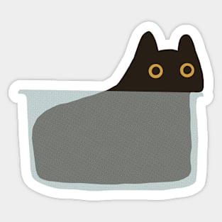 liquid cat Sticker